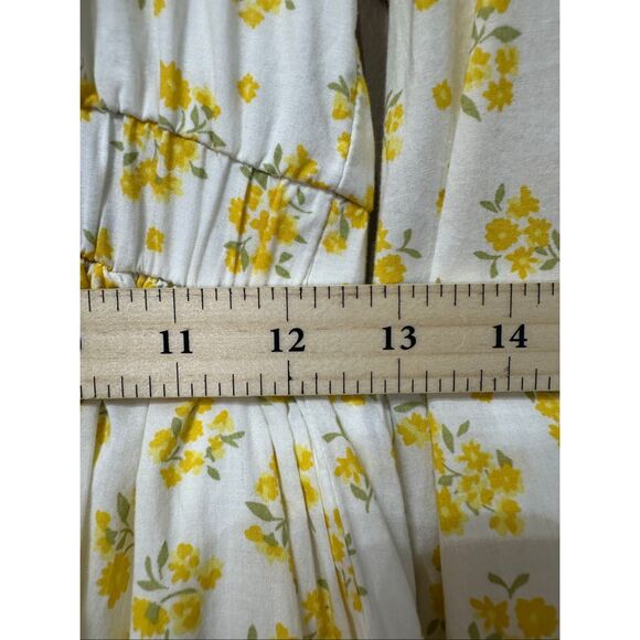 NWOT NOBODY'S CHILD Danielle Floral Cotton-Poplin Mini Cottagecore Dress 6US - Picture 12 of 14
